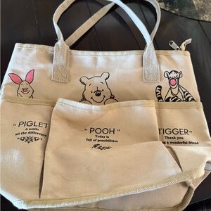 Winnie the Pooh Canvas Tote Bag